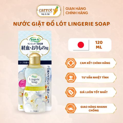 Nước Giặt Đồ Lót Lingerie Soap Của Nhật Giúp Những Chiếc Quần Chíp, Áo Lót Được Diệt Khuẩn Định Kì