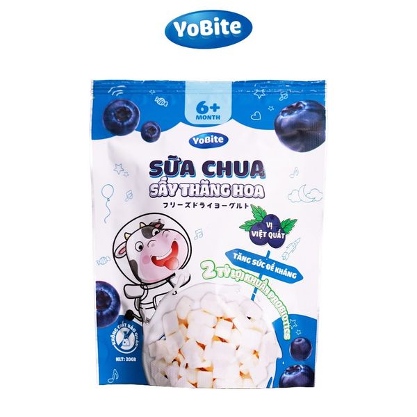 Sữa Chua Khô Yobite Kids - 2 tỷ lợi khuẩn cho bé ăn dặm 6+ đủ vị