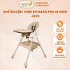Ghế Ăn Dặm Tobe Richard Pro In Hình Màu Kem- 3109 - Ghế Ăn Dặm Cho Bé