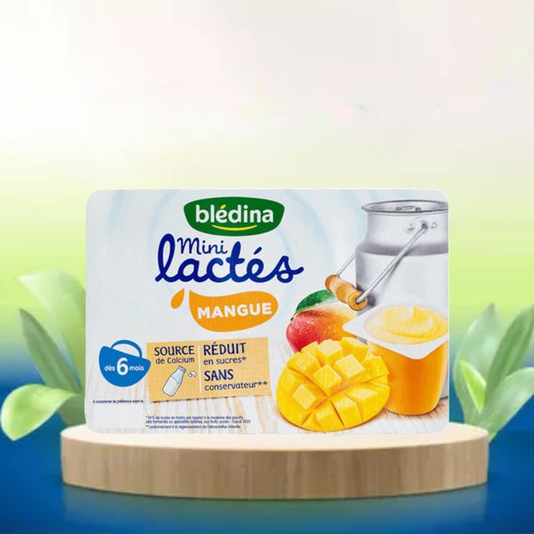 Sữa Chua BLEDINA Pháp - Mẫu Mới, Dành Cho Bé Tập Ăn, Dễ Dàng Mang Đi, Nhiều Canxi - 55g
