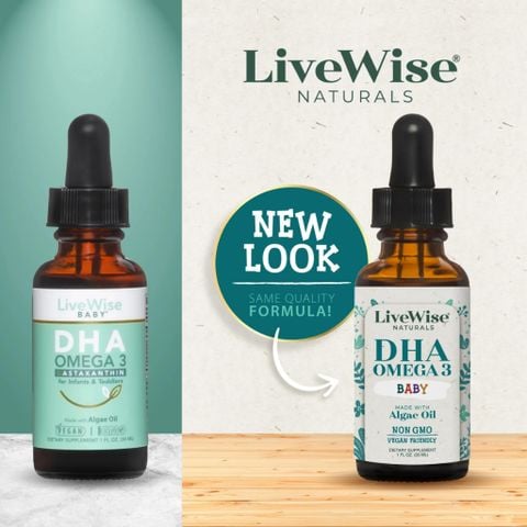 Siro Bổ Sung DHA Orgnic LiveWise Baby Cho Bé Từ Sơ Sinh