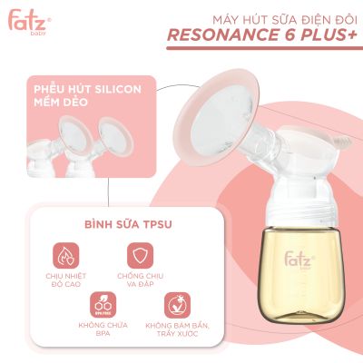 Máy Hút Sữa Fatz Resonance 6 Plus FB1103VN, Máy Hút Sữa Đôi