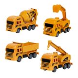 Bộ Xe Đồ Chơi Trẻ Em Mô Phỏng Công Trình Xây Dựng Gồm 8 Xe
