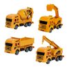 Bộ Xe Đồ Chơi Trẻ Em Mô Phỏng Công Trình Xây Dựng Gồm 8 Xe