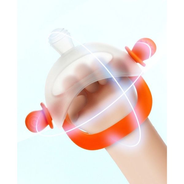 Gặm Nướu Silicon Gấu Kèm Hộp Cho Bé, Chất Liệu An Toàn