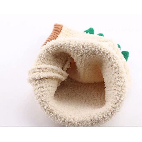 Mũ Len Trùm Đầu Khủng Long, Mũ Len Mùa Đông Cho Bé