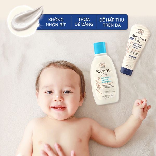 Sữa Tắm Gội Toàn Thân Aveeno Baby 236ML