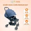 Xe Đẩy Gấp Gọn Vovo 2 chiều Premium 0207, 3 Tư Thế Điều Chỉnh Nằm, Ngả, NGồi