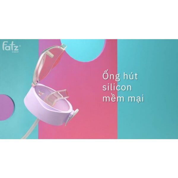 Bình Nước Fatzbaby FB0298BT-X PPSU Bật Hút Hai Tay Cầm 250ML Cho Bé 6M