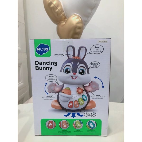 Đồ Chơi Thỏ Nhảy Múa Cho Bé, Đồ Chơi Thỏ ghi Hola HE9991