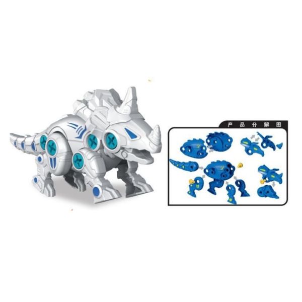 Bộ Lắp Rắp Khủng Long Bằng Tua Vít 666-76, Đồ Chơi Khủng Long Cho Bé