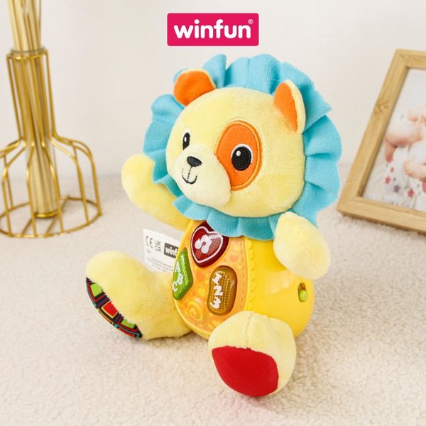 Đồ Chơi Sư Tử Phát Nhạc Winfun 0691-01 Cho Bé Từ 3M+, Đồ Chơi Giáo Dục