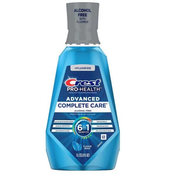 Nước Súc Miệng Crest Không Cồn Crest Pro Health Advanced Care 6In1 1000ML