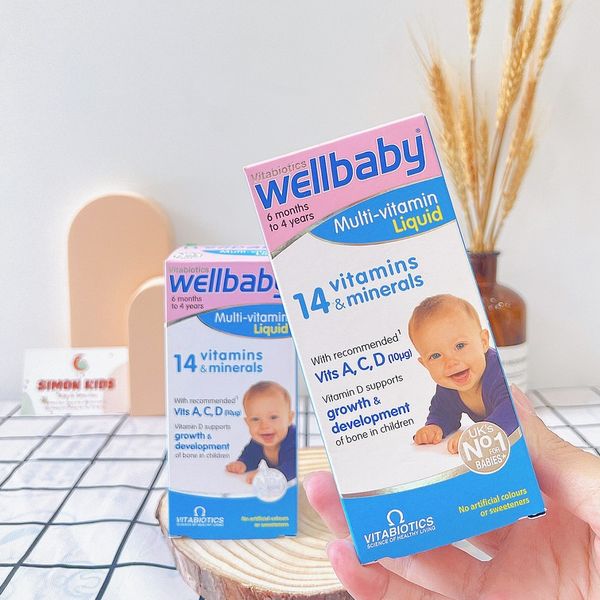 Vitamin Tổng Hợp Wellbaby Multi Vitamin Liquid 150ml Cho Bé Từ 6 Tháng - 4 Tuổi