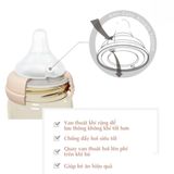Núm Ti Bình MOYUUM Hàn Quốc Chính Hãng, Núm MOYUMM Silicone Size1, 2, 3, 4