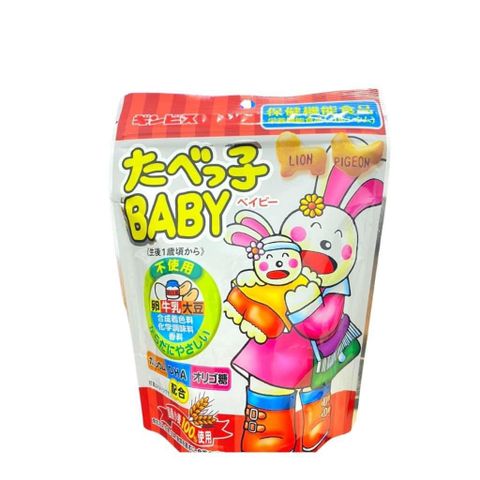 Bánh Quy Ăn Dặm Hình Gấu Ginbis Nhật Bản, Bổ Sung DHA Cho Bé 63 gram