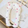 Gối Chặn Chữ U Cho Bé Sơ Sinh Anchee, Vải Thun Gân Anchee Cao Cấp Làm Gối Ôm Gối Chặn, Gối Chống Méo Đầu