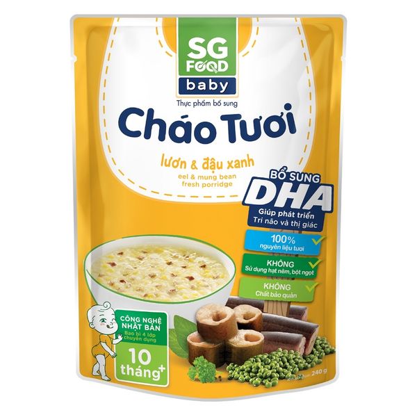 Cháo Ăn Tươi Ăn Dăm Baby SG Soup Cho Bé 10M+ (Gói)