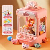 Máy Gắp Thú Bông Mini Doll Machine ME-054 Có Nhạc Kèm Gấu Và Bóng Gắp Cho Bé