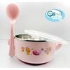 Chén Ăn Kèm Muỗng GBbaby 8808 Màu Hồng Cho Bé