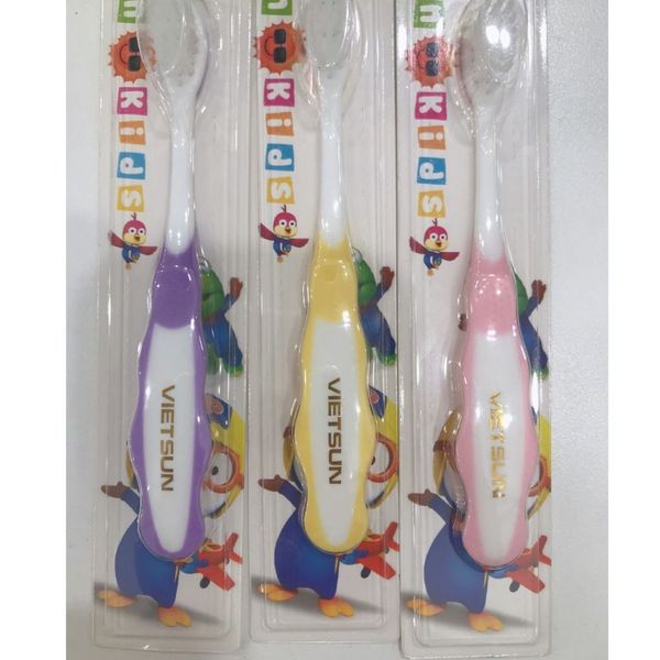 Bàn Chải Trẻ Em SUNKID Vietsun Lông Mềm Mại, Giúp Bé Chải Răng Không Đau