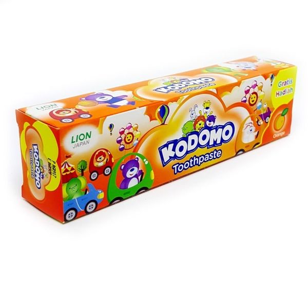 Kem Đánh Răng Trẻ Em Kodomo 45G Vị Cam, Táo An Toàn Khi Nuốt