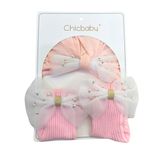 Set Mũ Turban Kèm Tất  CHICBABY Nhiều Mẫu Xinh Xắn Đáng Yêu Cho Bé Sơ Sinh 0-12 Tháng