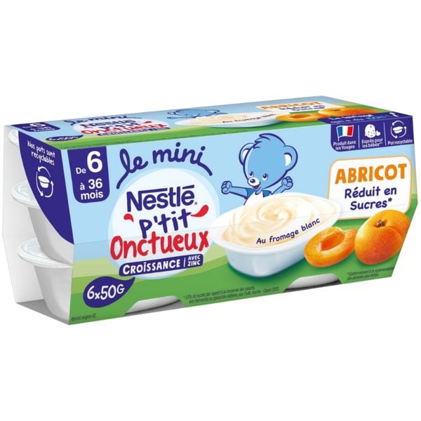 Sữa Chua Nestle Petit Brasse Vỉ 6x60G, Cho Bé Từ 6 Tháng Tuổi