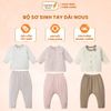Quần Áo Thu Đông Nous Dài Tay Cho Bé Từ 7Kg Đến 15Kg, Bộ Chui Đầu Dài Tay Cho Bé