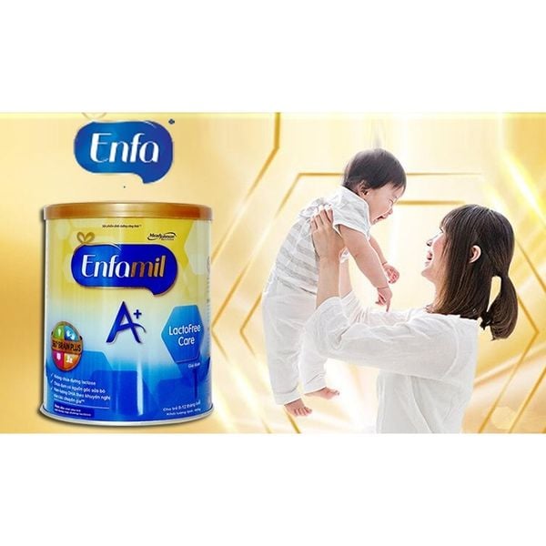 Sữa Enfamil A+ LactoFree Care 400g Cho bé 0-12 không chứa Lactose
