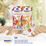 Sữa Trái Cây Dinh Dưỡng SMARTA GROW Lốc 4 Hộp Vị Dâu, Sữa Nước Hỗ Trợ Tăng Chiều Cao Cho Bé