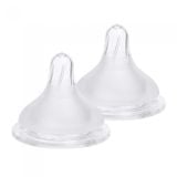 Núm Ti Bình Upis Silicone Mềm Mại Đủ size SS, S, M, L, LL Cho Bé 0-6M+