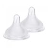 Núm Ti Bình Upis Silicone Mềm Mại Đủ size SS, S, M, L, LL Cho Bé 0-6M+
