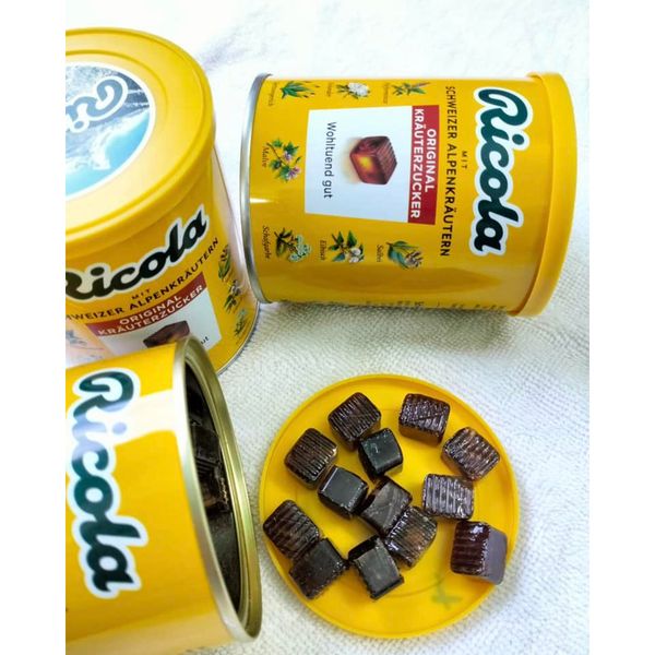 Kẹo Ngậm Ho Thảo Mộc Ricola Đức Giảm Ho, Khàn Giọng 250G
