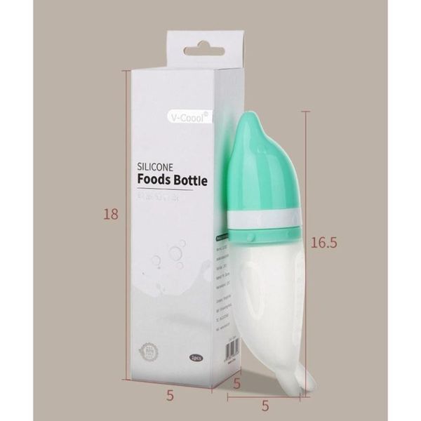 Bình Ăn Dặm Và Túi Nhai V-Cool 2In1 Cho Bé