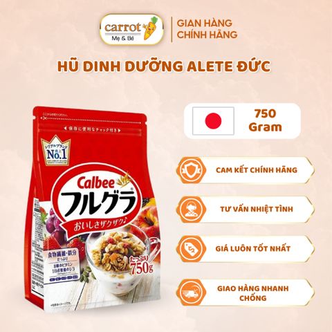 Ngũ cốc Calbee ăn kiêng giảm cân đỏ Nhật Bản