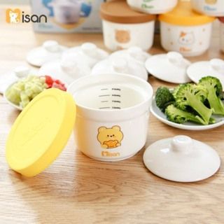 Hũ Sứ Đa Năng 2 Nắp - Misan Có Chia Vạch, Bát Ăn Dặm Cho Bé