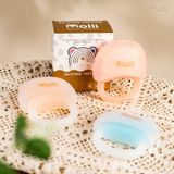 Gặm Nướu Silicon Molli Hình Gấu 2In1, Chất Liệu An Toàn Cho Bé Sử Dụng, Màu Ngẫu Nhiên