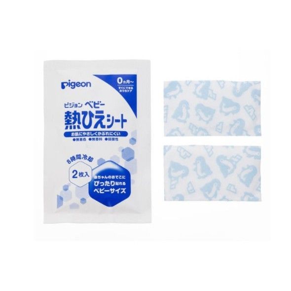 Miếng Dán Hạ Sốt Pigeon Cho Bé 0m+ Nội Địa Nhật Bản Hộp 12 Miếng (Làm Mát 8 Tiếng)