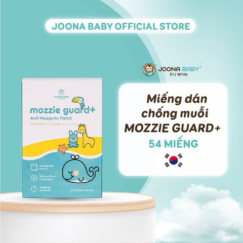 Hộp Miếng Dán Chống Muỗi Cho Bé Mozzie Guard+ An Toàn, Hiệu Quả Cho Trẻ Sơ Sinh Và Trẻ Nhỏ