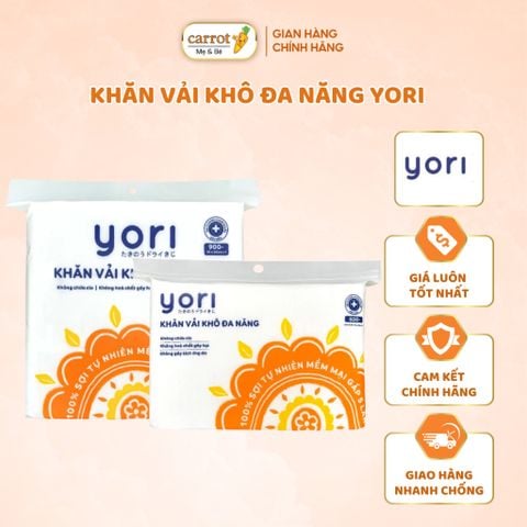 Khăn Vải Khô Đa Năng YORI Kháng Khuẩn, Khăn Khô Cao Cấp 900G