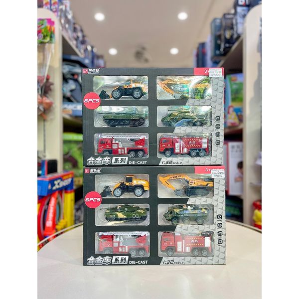 Bộ 6 Xe Baole Startoys 2826, Đồ Chơi Cho Bé