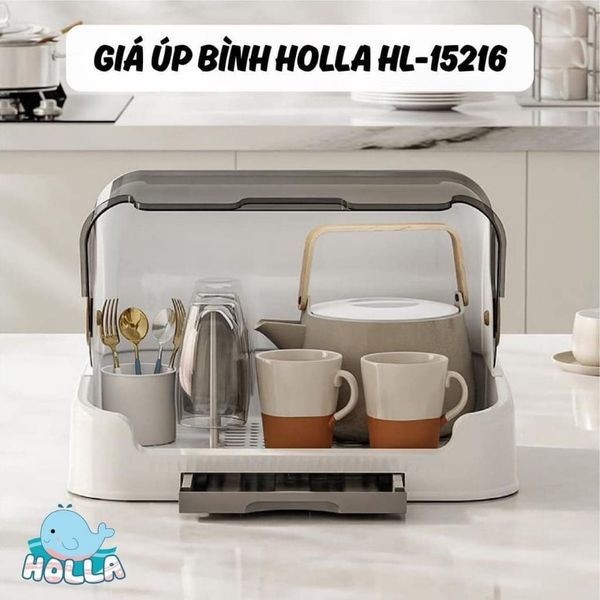 Giá Úp Bình Holla Mẹ Và Bé - Chống Ẩm Móc,Ngăn Bụi, Sức Chứa Lớn - 15216 (cái)