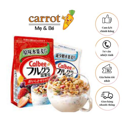 Ngũ cốc Calbee ăn kiêng giảm cân đỏ Nhật Bản