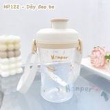 Bình Nước HONPER Có Tay Cầm 240ML  HP121, Bình Tập Uống Nước Cho Bé