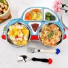Khay Ăn Dặm Inox Cho Bé Cao Cấp Hình Ô Tô Cho Bé Royal Care