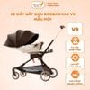 Xe Đẩy Gấp Gọn BAOBAOHAO V9 Đẩy 2 Chiều 3 Tư Thế, Xoay 360 Độ - Hàng Chính Hãng
