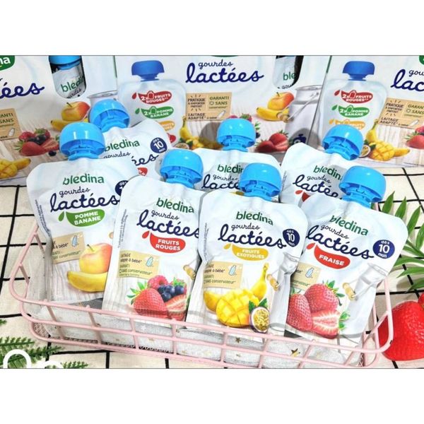 Sữa Chua Túi Bledina Đủ Vị Cho Bé