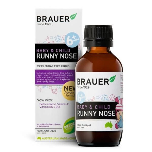 Siro Giảm Sổ Mũi Brauer Baby & Child Runny Nose 100ML