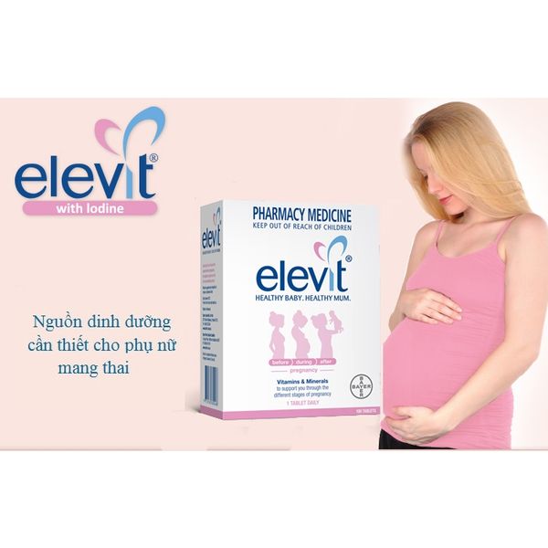 Viên Uống Elevit Úc – Vitamin Cho Bà Bầu